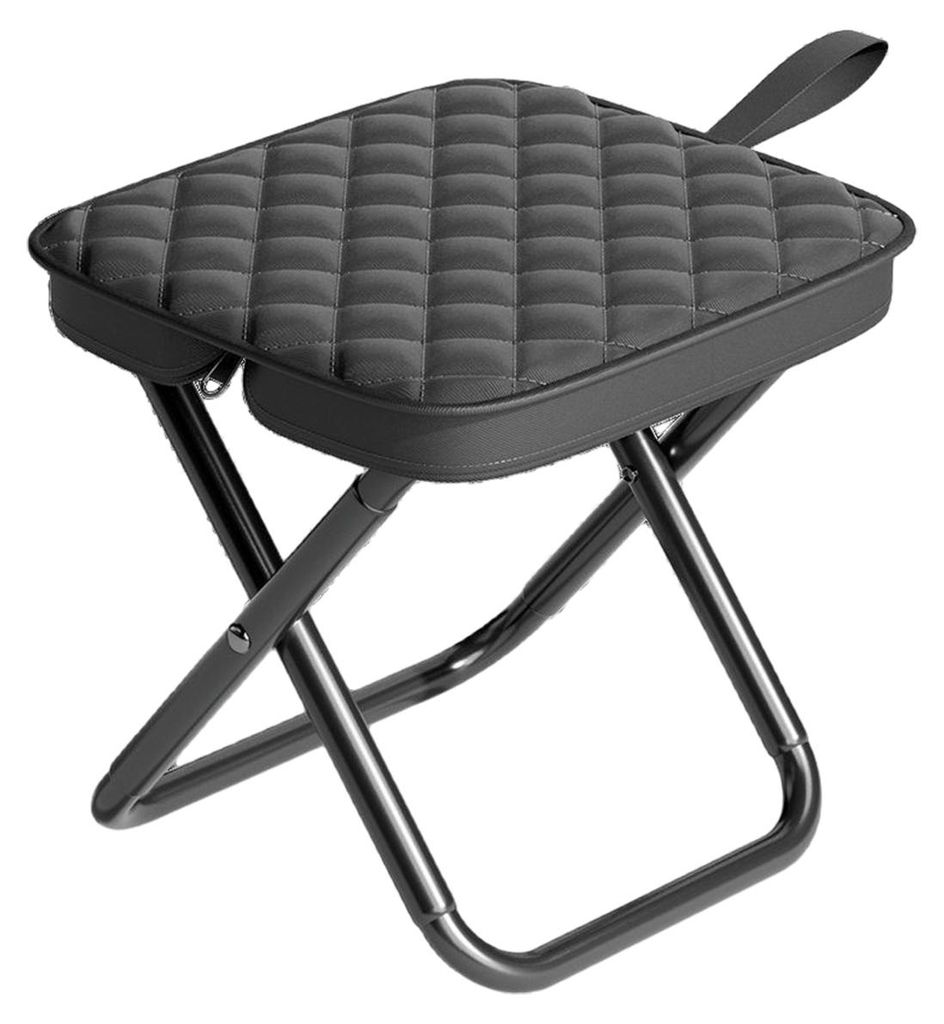 Klapphocker mit Tragetasche, tragbar, leicht, robust, wasserdicht, ideal für Outdoor-Aktivitäten wie Camping, Rucksackreisen, Strand, Picknick un...