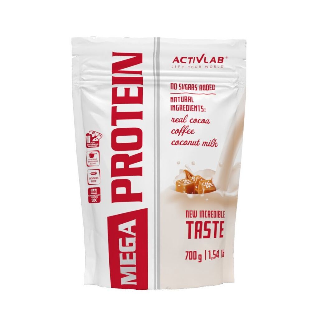 Mega Protein 700g, białko serwatkowe z kreatyną i tauryną Zdjęcie produktu 