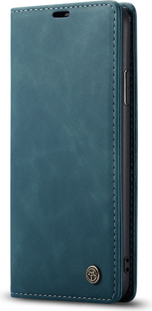 Hülle für Apple iPhone 12 Mini - Ledertasche Schutzhülle Lederhülle Handyhülle Case - Blau