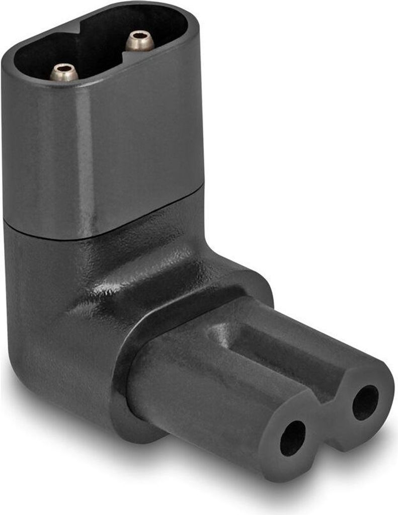 DELOCK Netzadapter IEC 60320 - C8 auf C7, Stecker / Buchse