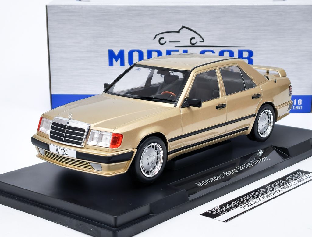 Mercedes-Benz W124 Tuning (1986) beige metallic MCG 1:18 Obrázek produktu 