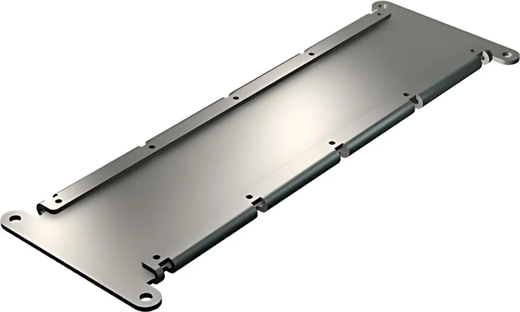 Chemin de Câbles pour Bureau en Acier Inoxydable Kindermann - 1 Pièce