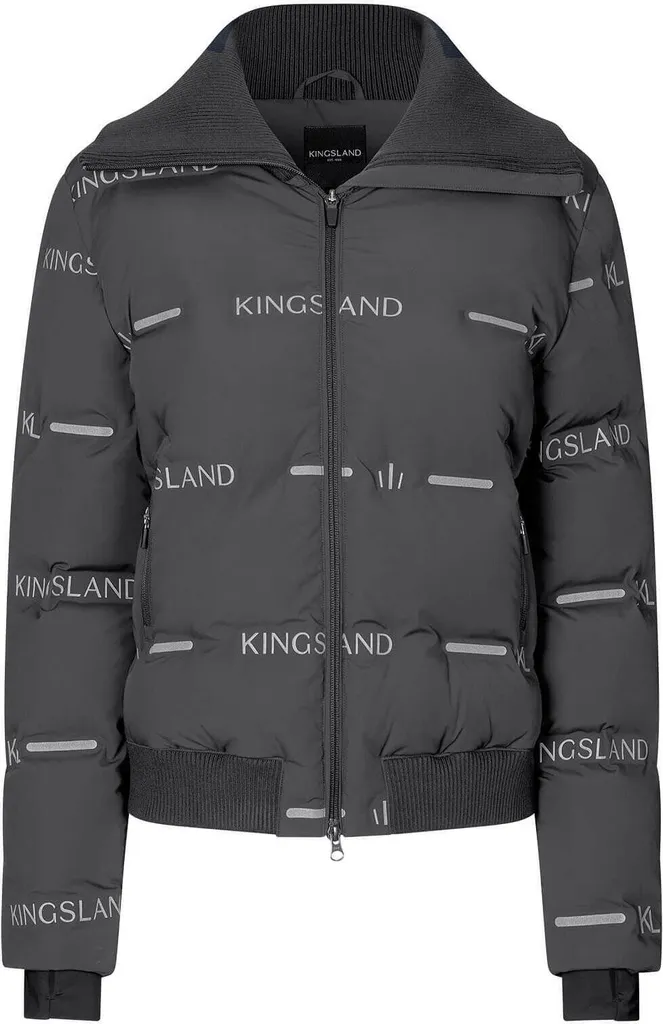 Blouson Équitation Femme Réfléchissant KLVarsin Kingsland Taille M Gris