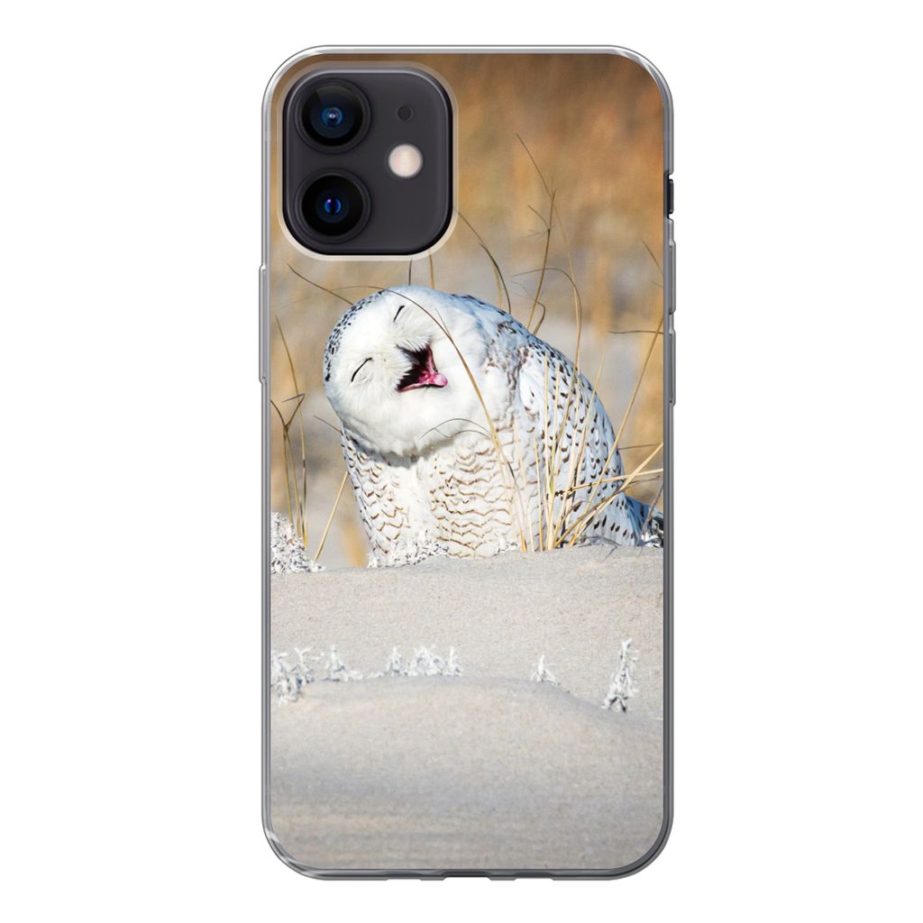 MuchoWow® Handyhülle Schutzhülle Hülle für iPhone 12 Eule - Produktbild 
