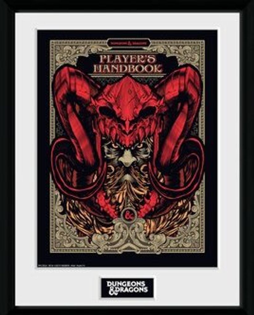 Dungeons & Dragons - Players Handbook - Gerahmter Kunstdruck