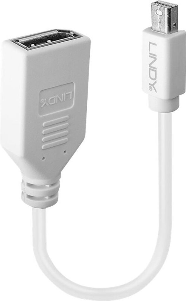 LINDY Mini-DisplayPort an Displayport Adapterkabel M/F 0.15m