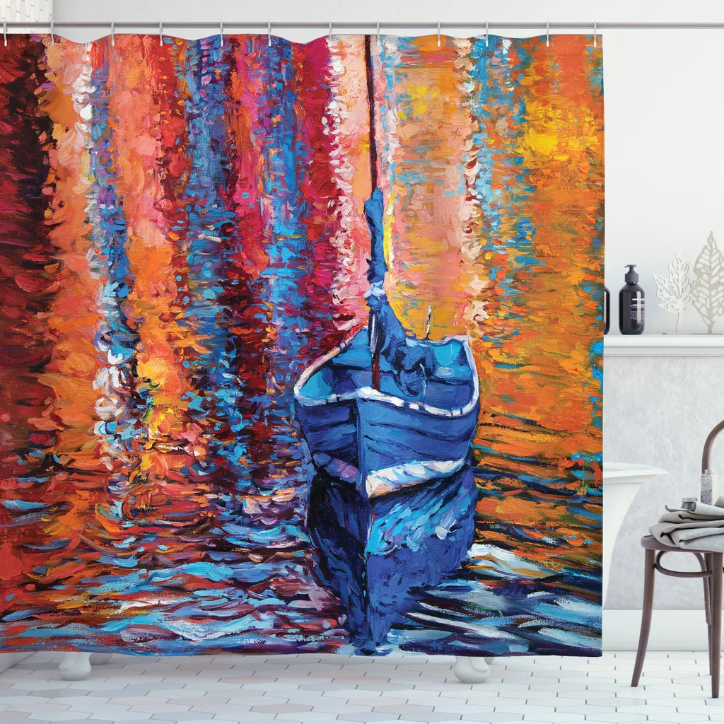 ABAKUHAUS Tenda Doccia 175x200 Nautica - Dark Sea Boat