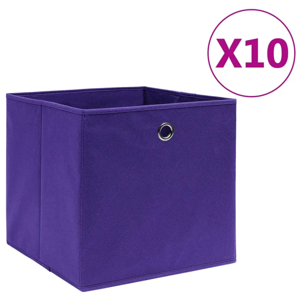 Solution de Rangement Gain de Place Violet 28 cm pour Maison Ordonnée
