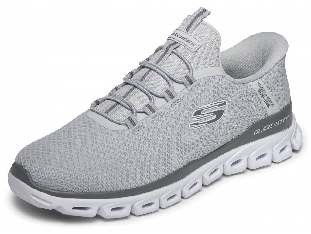 Skechers Glide Step Slip IN Sportschuh Grau Produktbild 