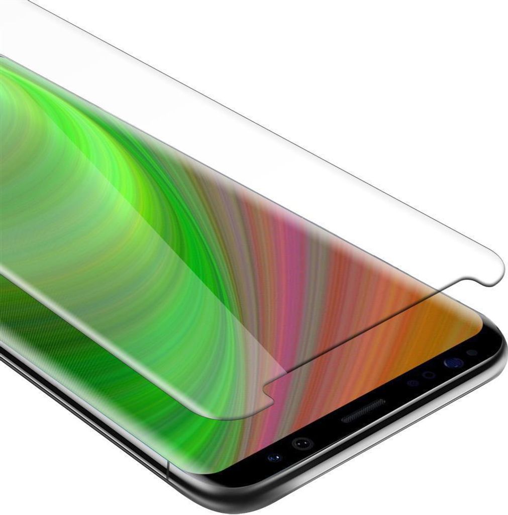 Cadorabo Panzer Folie für Samsung Galaxy S8 PLUS Schutzfolie in Transparent Gehärtetes Tempered Display-Schutzglas