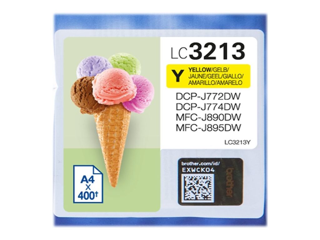 Patrone Brother LC-3213Y    DCP-J772/4DW, MFC-J890DW Immagine del prodotto 