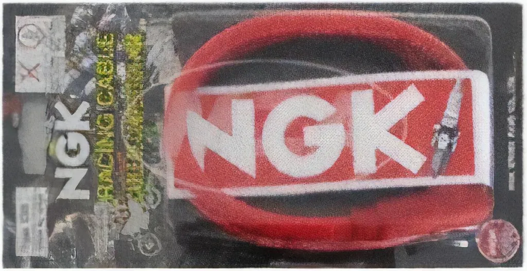 NGK 2x CR2 Racing Jeu de Cosses de Bougie Câble Silicone Rouge 8048