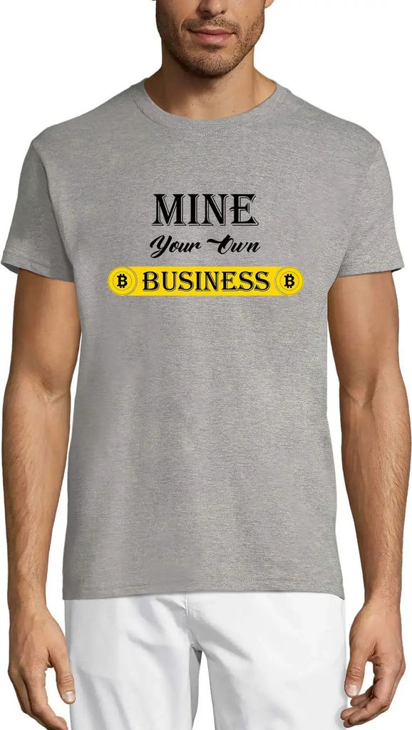 Herren Grafik T-Shirt Minen Sie Ihr eigenes Bitcoin-Geschäft Händler Zitat - Krypto – Mine Your Own Bitcoin Business Traders Quote - Crypto