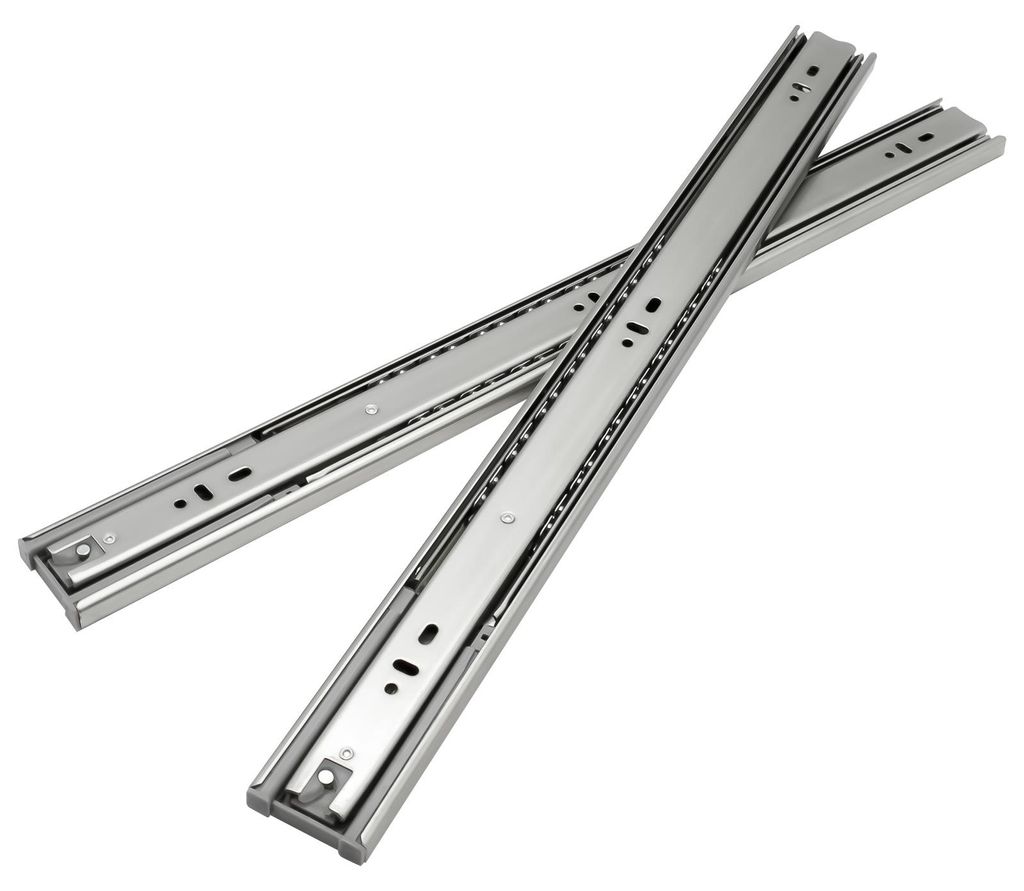 Eikuavons Schubladenauszüge 45 mm mit Vollauszug und Soft-Close, 45 kg Schubladenschienen, seitliche Montage, 450 mm, 3 Paar