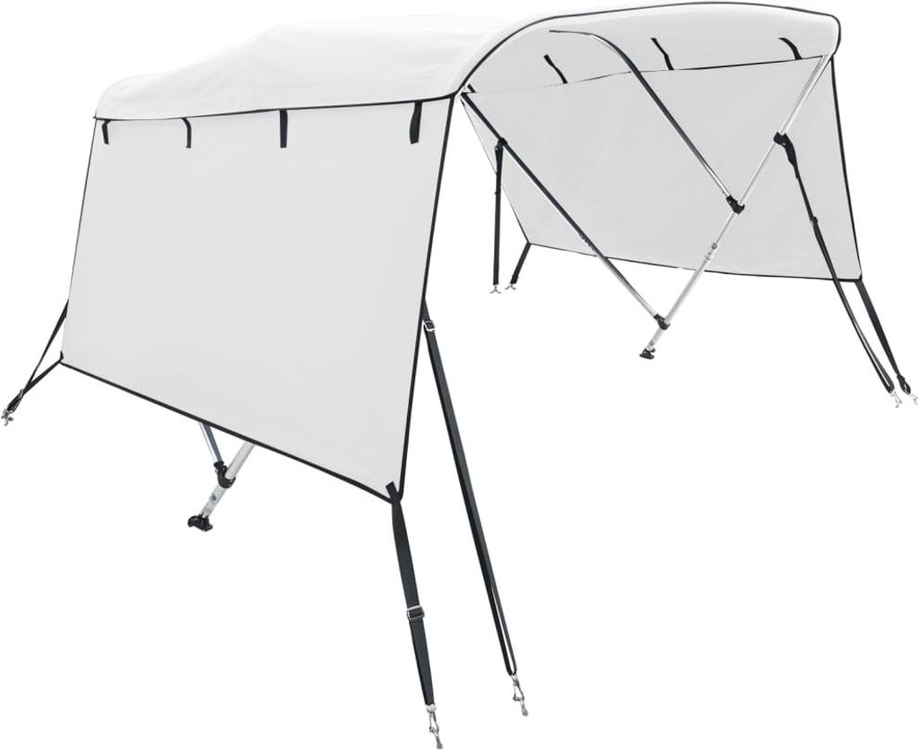 3-Bow Bimini-Top mit Seitenteilen 183x(154-167)x137 cm