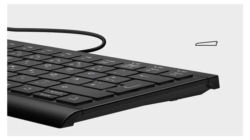 Clavier d'ordinateur compact KeySonic KSK-5010ELC avec pavé numérique - 6
