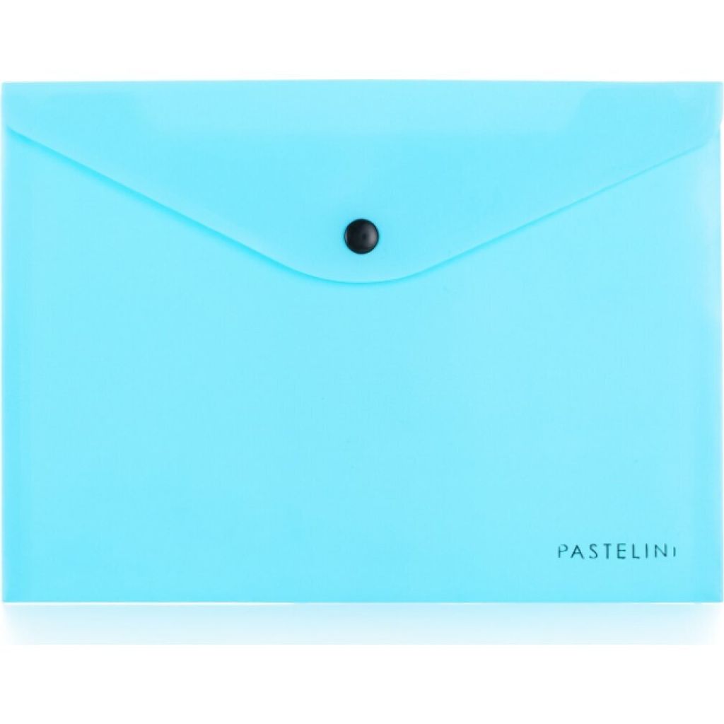 KARTON P+P Mappe mit Knopf A5 blau