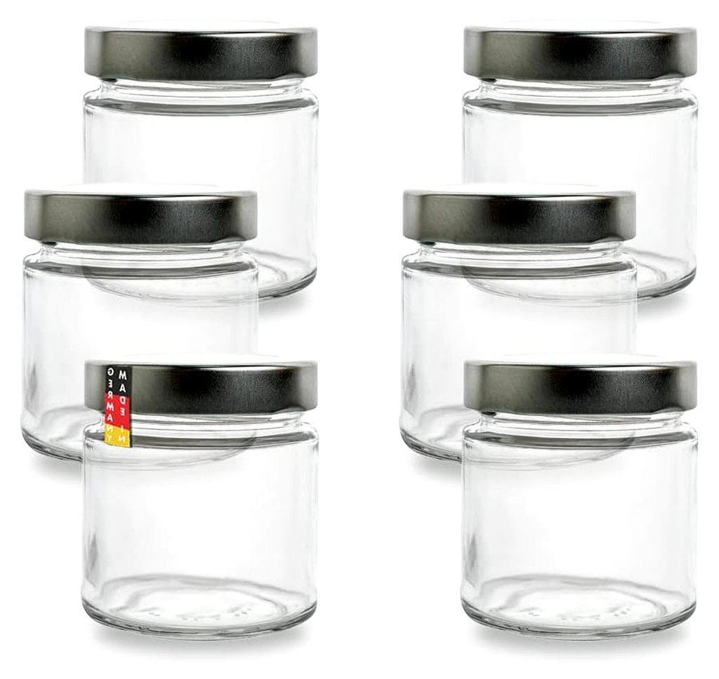 Flaschenbauer - 6er Set Mini Marmeladengläser 212ml