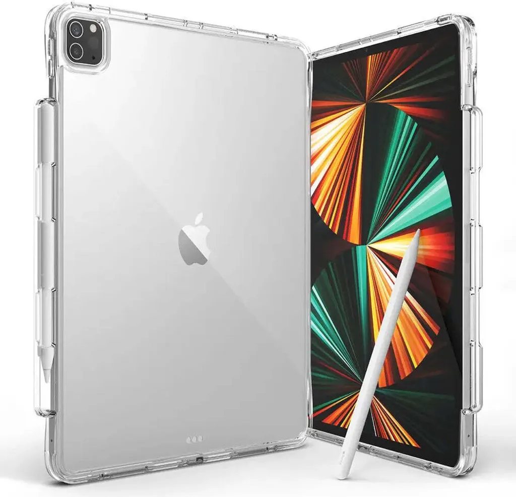Coque transparente iPad Pro 12.9 2021 dos rigide anti-rayures