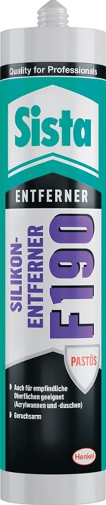 SISTA Silikonentferner F190 pastös 300 ml Produktbild 