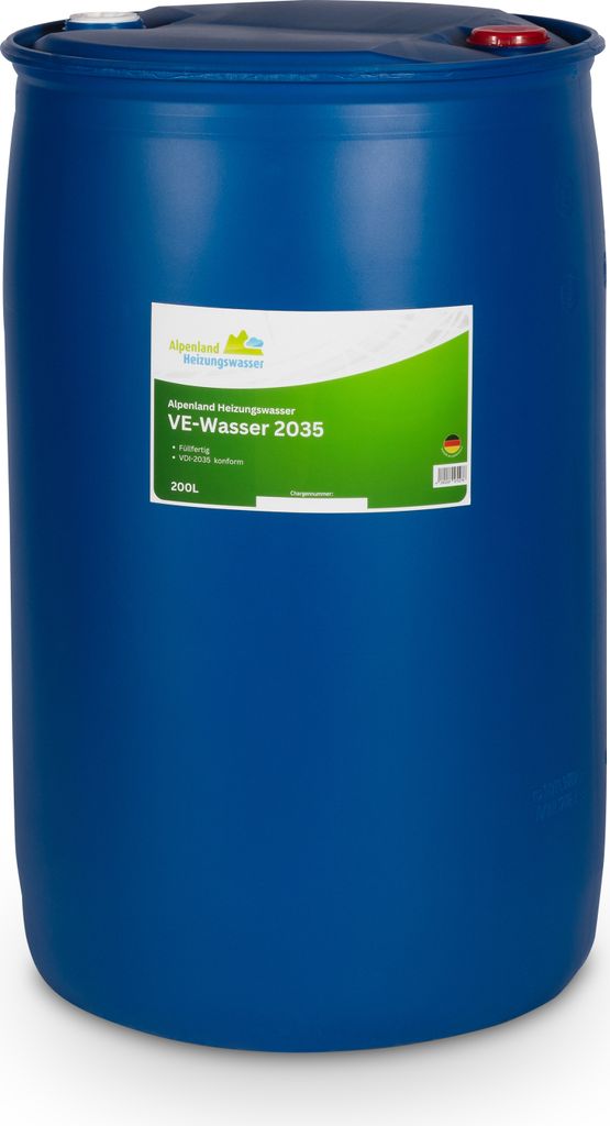 Heizungsgold VE-Wasser 2035, 1 x 200 Liter im Fass auf Palette