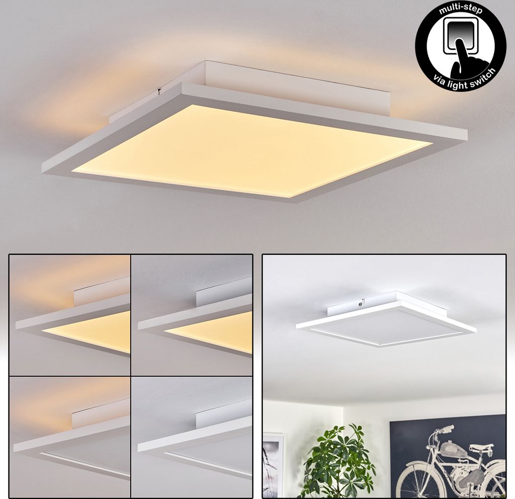 Casacanditella Deckenlampe aus Metall/Kunststoff in Weiß