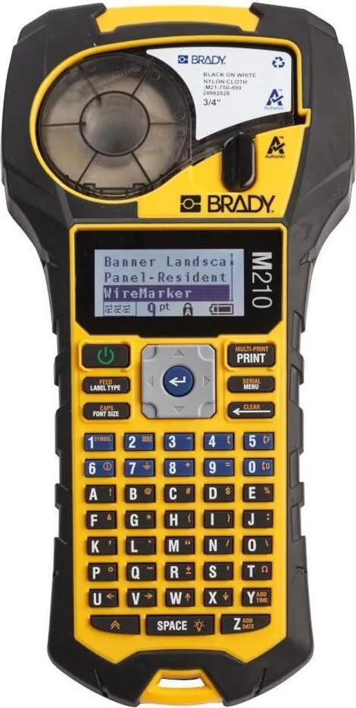 Étiqueteuse Portative Brady M210 Solution de Marquage Technique