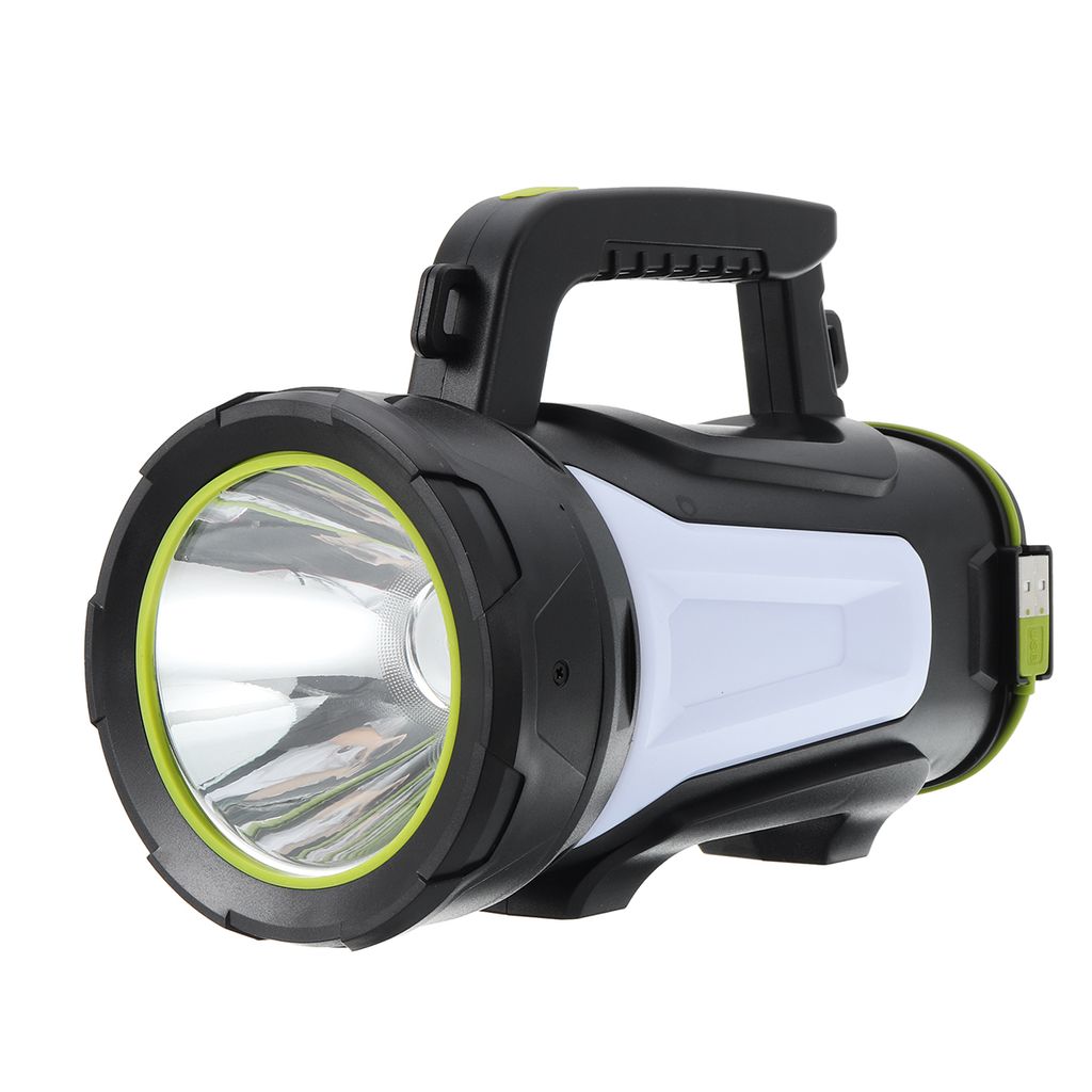 Taschenlampe Handscheinwerfer Akku-Handlampe LED Superhell Licht USB Wasserdicht 