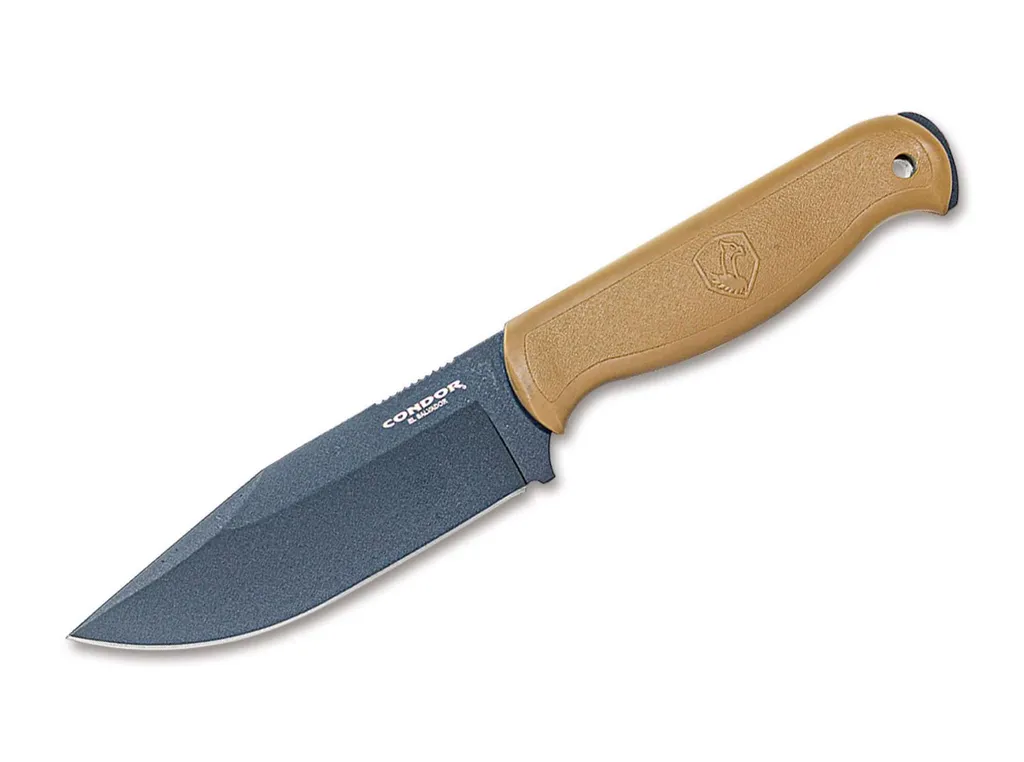Couteau de combat Condor Fighter Knife Desert avec lame en acier carbone