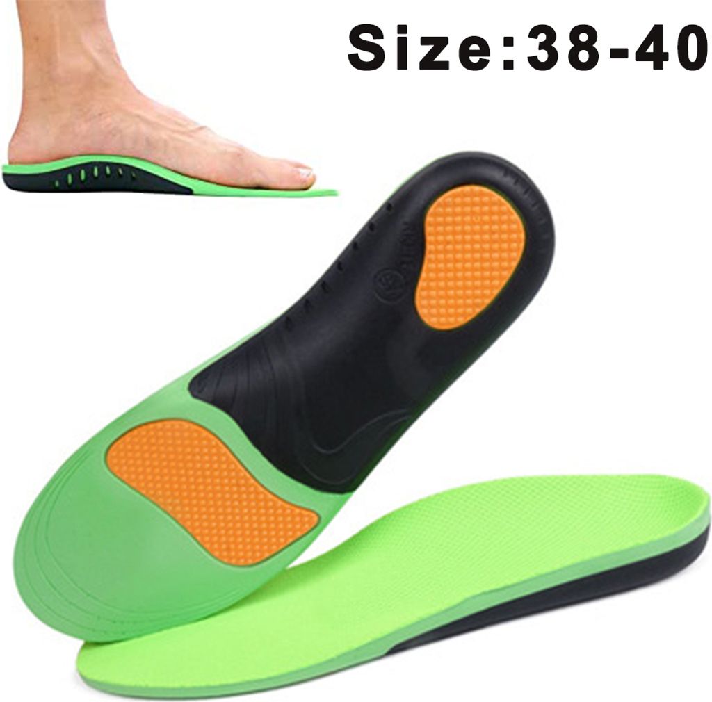 FootFix Massage Einlegesohlen Für Kinder - Orthopädische Sportsohlen Schwarz 39-40