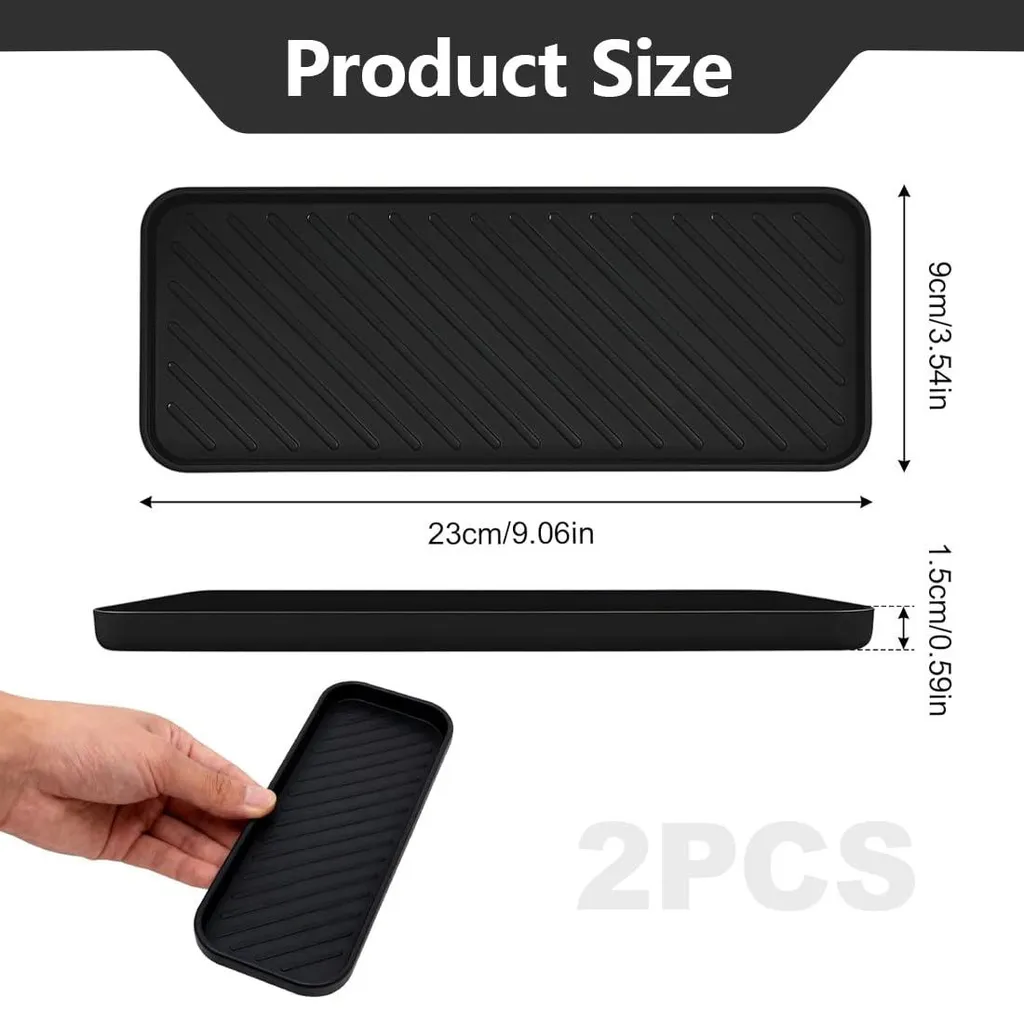 Support éponge en silicone à séchage rapide et design compact 2 unités - 2