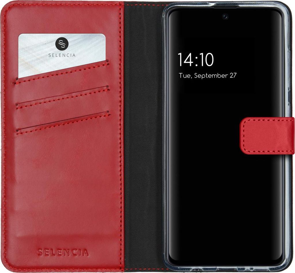 Selencia Bibliothèque en cuir véritable pour le Samsung Image du produit 