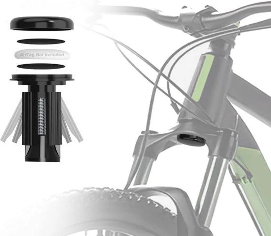 Étui pour AirTag de vélo robuste - Support de protection pour traceur GPS