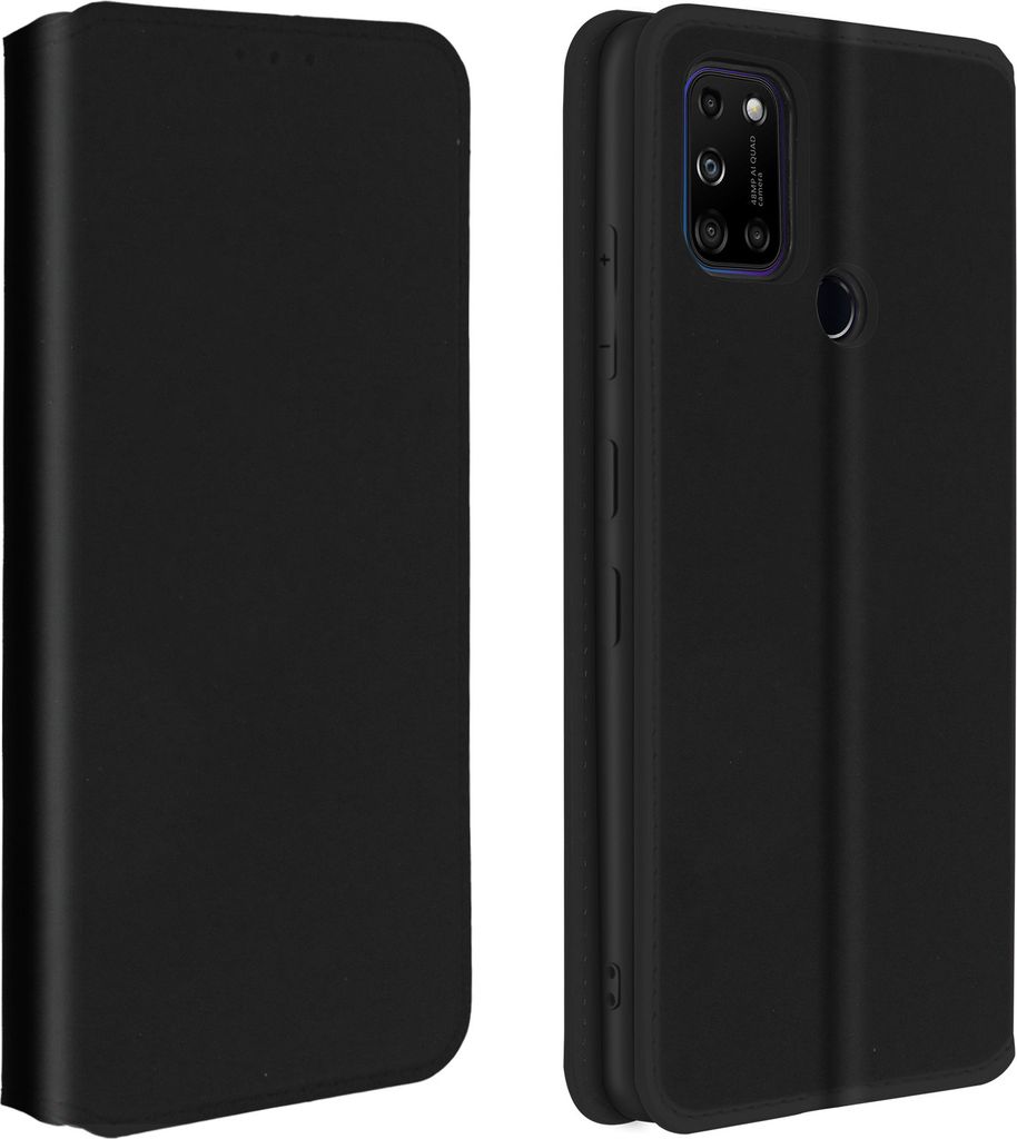 Avizar, Kunstleder Cover Classic Edition für Wiko View 5, View 5 Plus, Schwarz