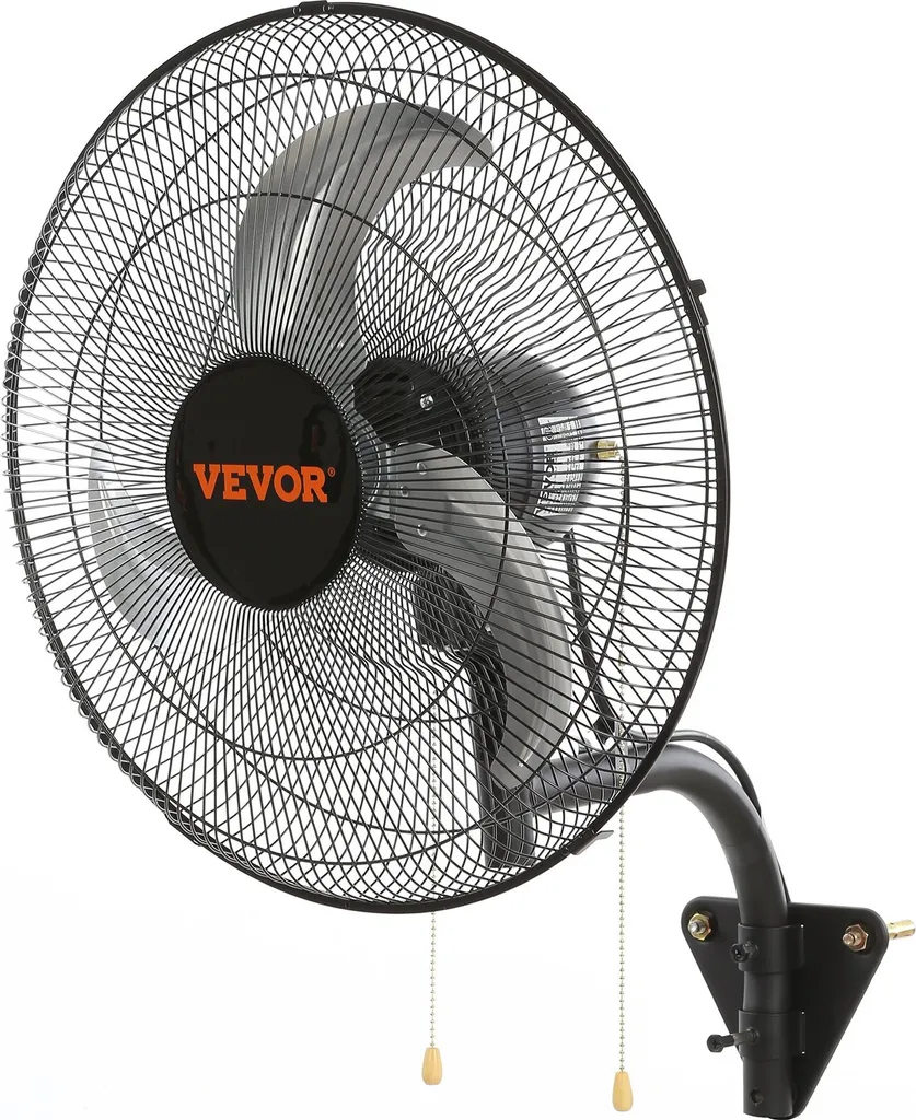 Ventilatore da Parete Industriale 44,45 cm | 4000 CFM per Officina e Garage