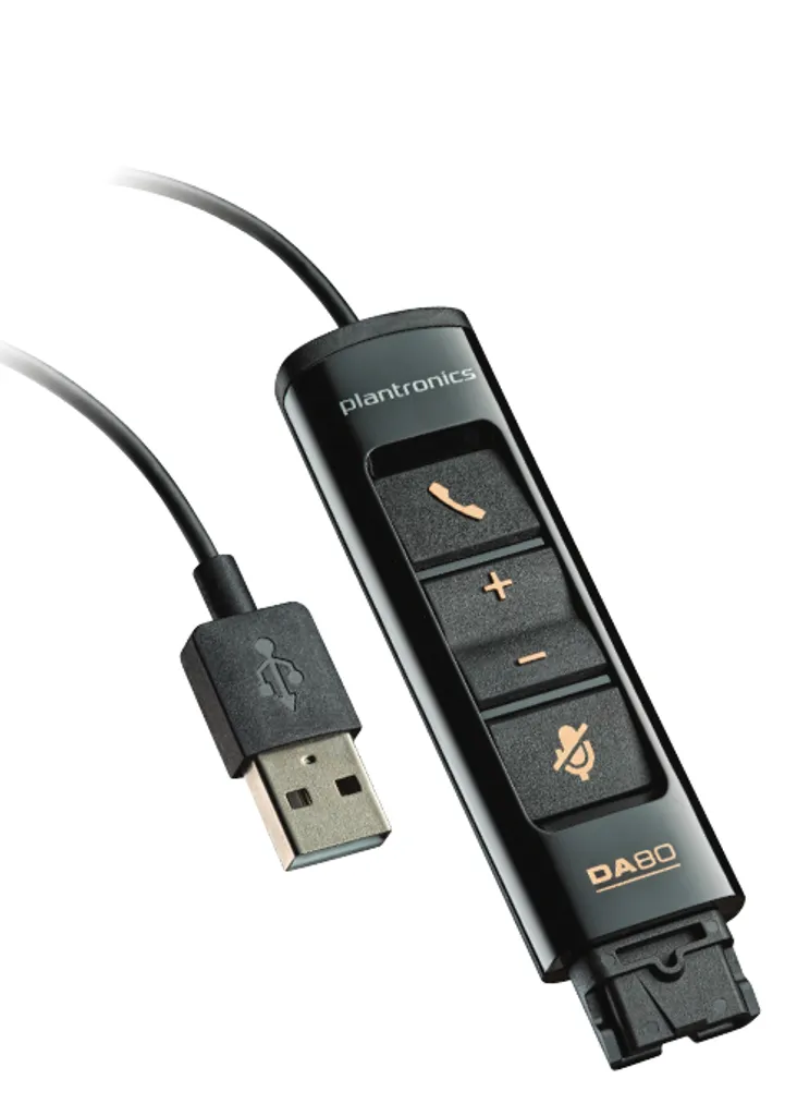 Adaptateur Poly DA80 avec Commandes Audio et Connexion Rapide Quick Disconnect - 2
