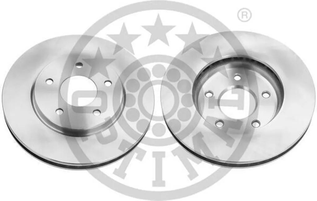 Jeu de Disques de Frein Avant OPTIMAL pour Nissan NV200 Evalia Bus 2x