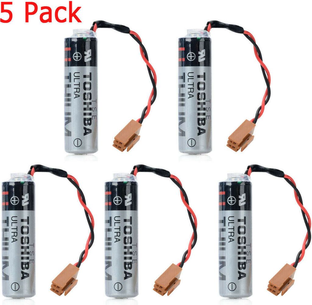 5 kusů TOSHIBA ER6V / 3,6V PLC baterie pro systém Obrázek produktu 