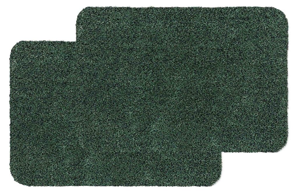 Astra Fußmatte waschbar ENTRA 2ER SET Grün 60 x 75 cm Produktbild 