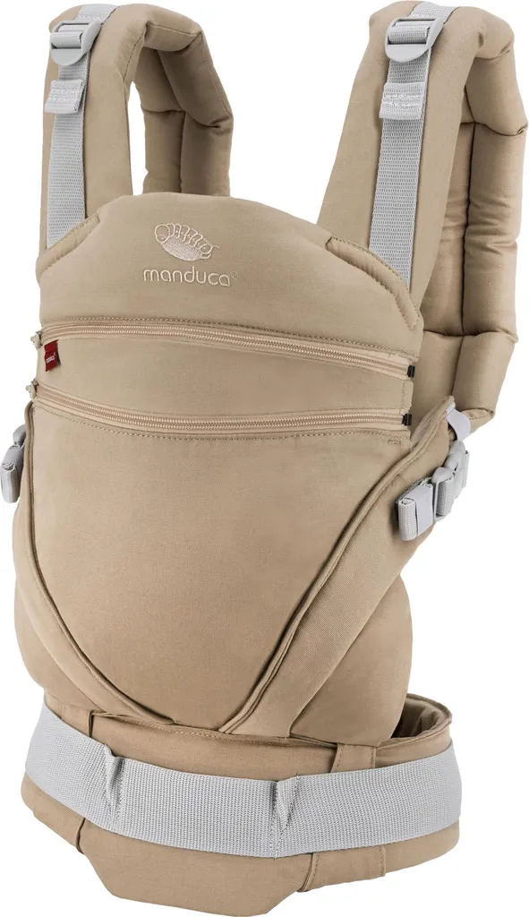 Fini le Mal de Dos avec le Porte-Bébé Manduca XT Monochrome Nougat
