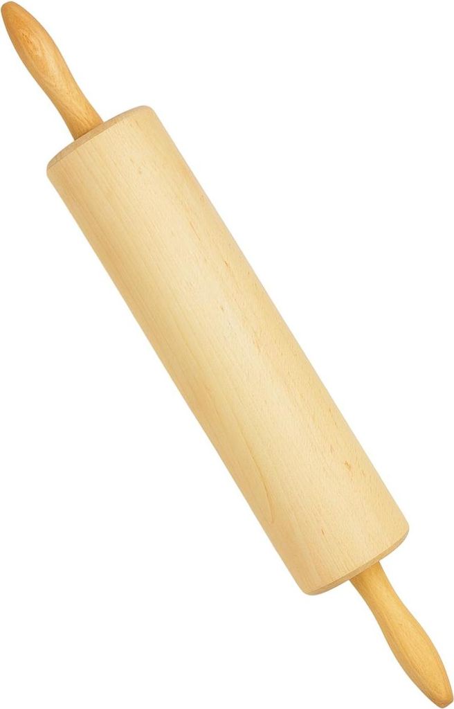 Dickes Nudelholz, Länge 52 cm | Küchen-Nudelholz aus Holz | Produktbild 