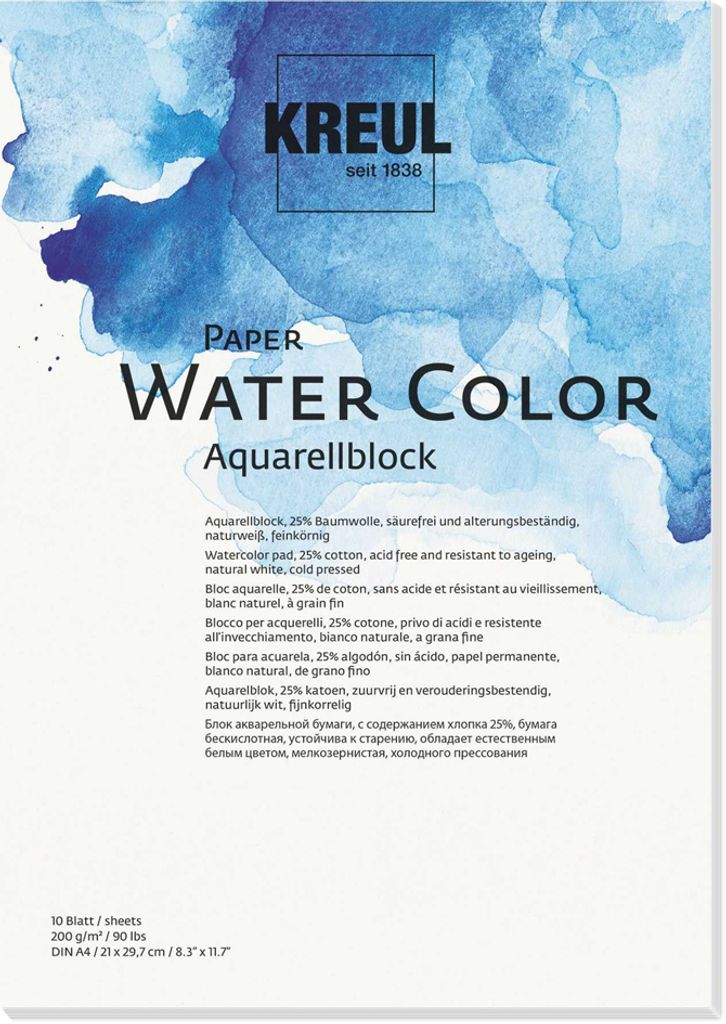 KREUL Acrylic Paper, 260 G, 10 Sheets