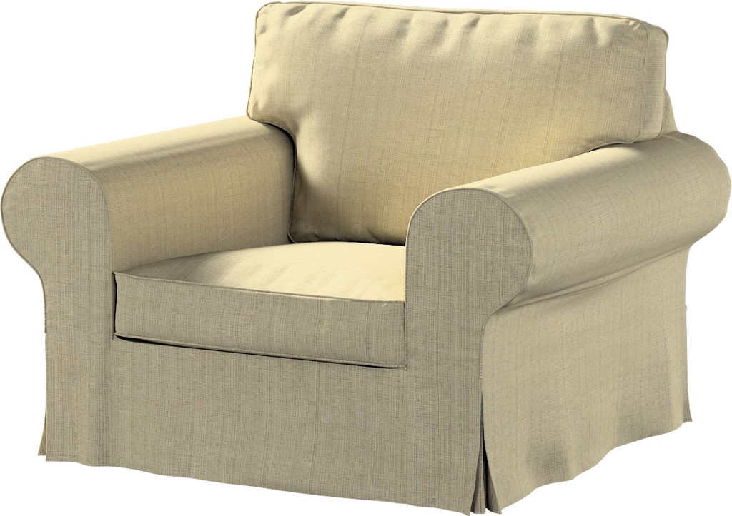 Dekoria Bezug für Ektorp Sessel, beige-creme, Sesselhusse für Ektorp Sessel