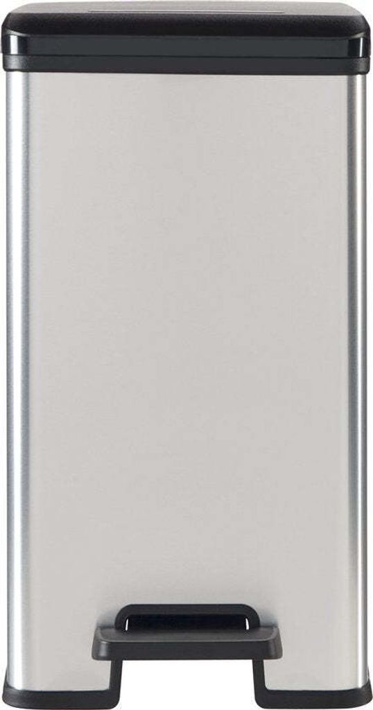 Curver Tretmülleimer Deco Schmal 25L Silbern Produktbild 23