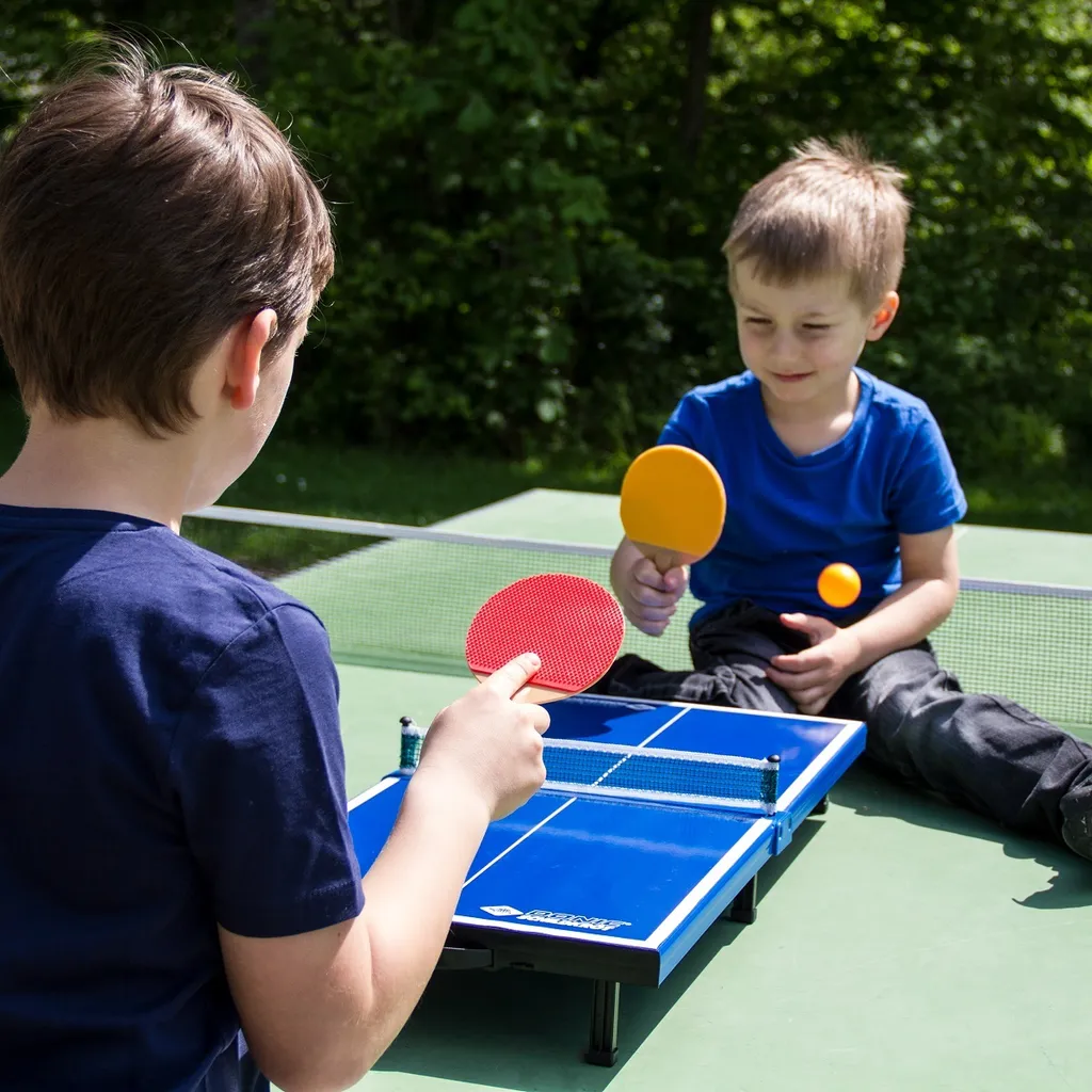 Table de TT Schildkröt MINI 66x33cm - Set Complet avec Filet et Raquettes - 23