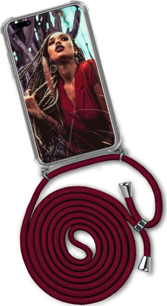 TWIST-Case + TWIST-Cord für Huawei P40, Farbe:Toxic Apple (Silber)