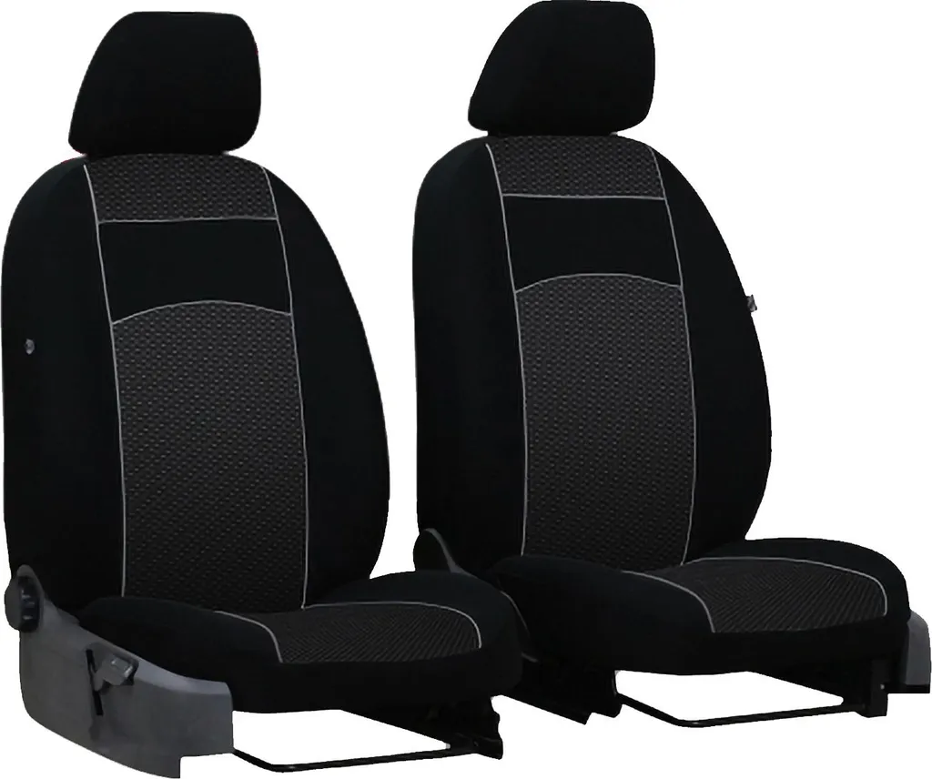 Coprisedili Auto per Citroen Xsara Neri - Set 2 Pezzi Universali 1+1 - 8