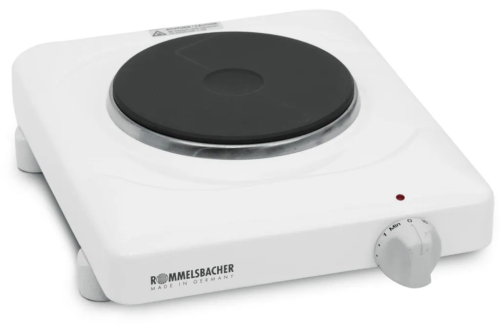 Réchaud électrique posable 1 feu 14,5cm ROMMELSBACHER avec Minuterie 800W