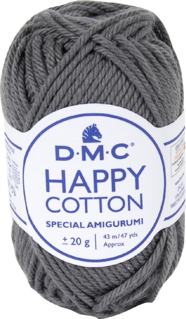 DMC Happy Baumwolle – weiches Garn aus 100 % Baumwolle, 392, (Farbe 774)