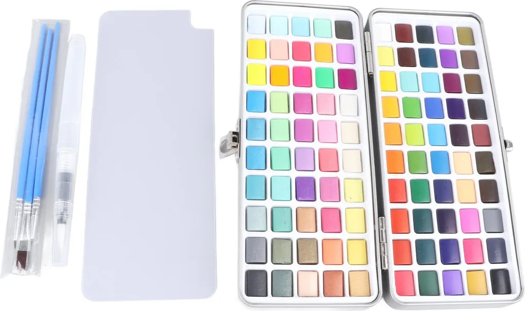 Set aquarelle pour enfants et adultes 100 couleurs kit complet d'art